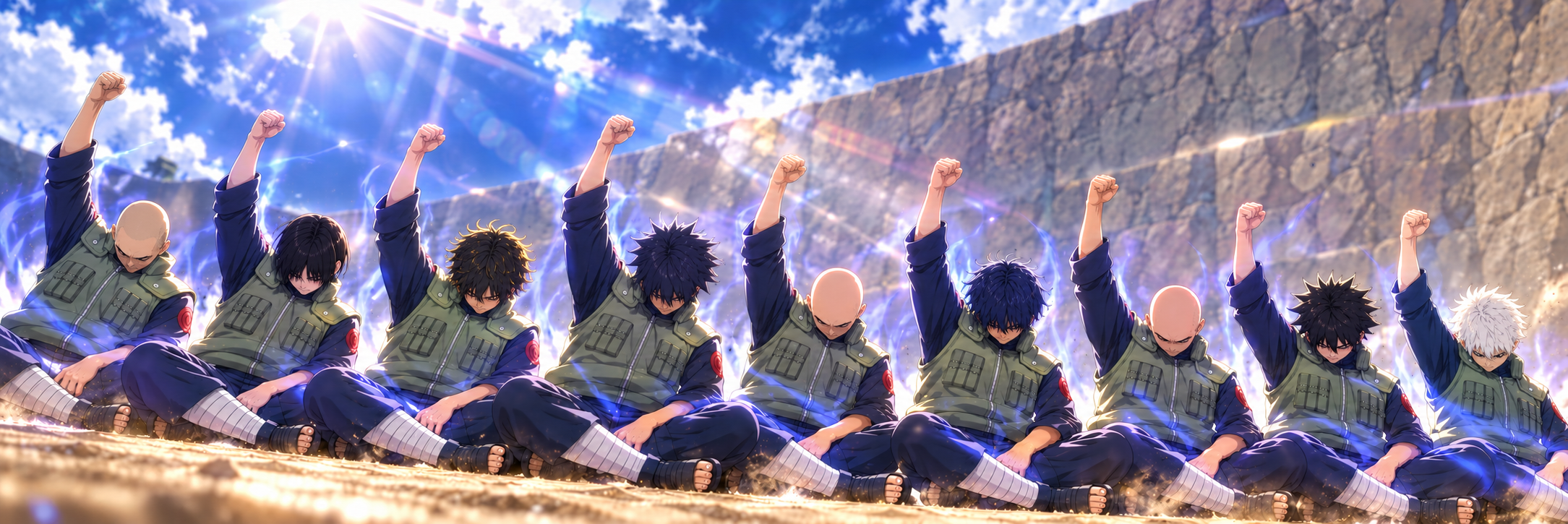 Les shinobi de Konoha réunis sur le serveur ATOME RP